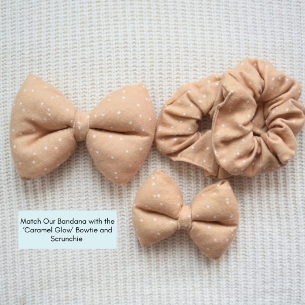 'Caramel Glow Collar' Bandana - Image 2