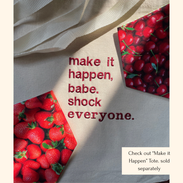 'Mon Chéri' Reversible Tie-on Bandana - Image 5