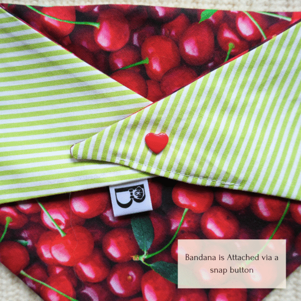 'Mon Chéri' Reversible Tie-on Bandana - Image 3