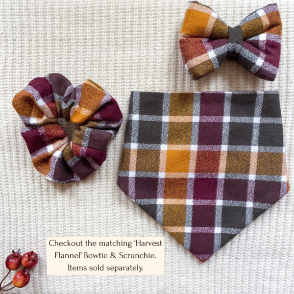 Harvest Flannel Bandana - Image 3